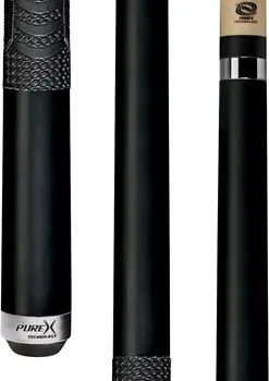 Бильярдный кий PureX Midnight Black с цевьем и прикладом с многозонной рукояткой Mz, наконечник Kamui, 19 унций, 11,75 мм