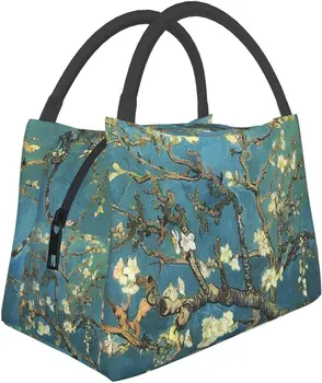 Винсент Ван Гог, Цветущее Миндальное дерево, сумка для ланча, сумка-тоут, Ланч-бокс для мужчин и женщин, Многоразовый изолированный контейнер для ланча