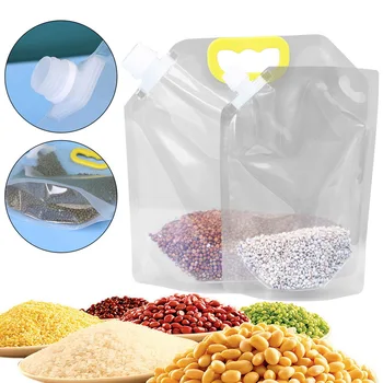 Влагостойкий герметичный пакет для зерна, прозрачные мешки для хранения зерна, защищенные от насекомых, утолщенные портативные сумки для хранения пищевых продуктов