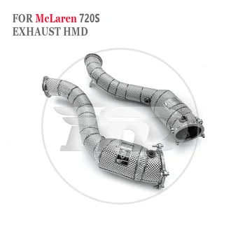 Выпускная система из нержавеющей стали HMD Высокопроизводительная водосточная труба для модификации автомобиля McLaren 720S