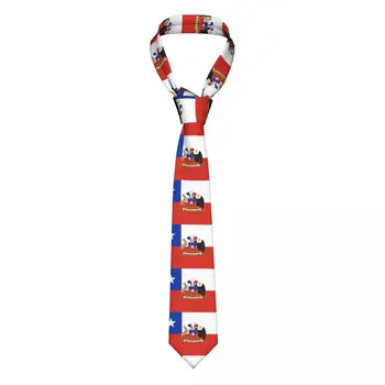 Галстук с флагом Президента Чили для мужчин и женщин, галстук, аксессуары для одежды