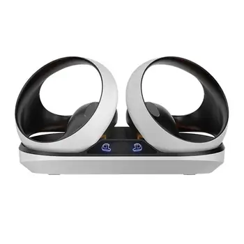 Геймпады Магнитная Подставка Для Зарядного устройства Sony PS VR2 База Быстрой Зарядки Док-станция Для PlayStation VR 2 Очки Игровой Контроллер
