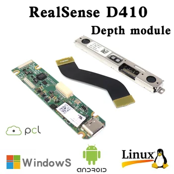 Глубинная камера Intel ® RealSense ™ D410 Активный инфракрасный стереомодуль AI с глубоким обучением, RGBD-сенсор, 3D-сканирование, отслеживание человеческого тела
