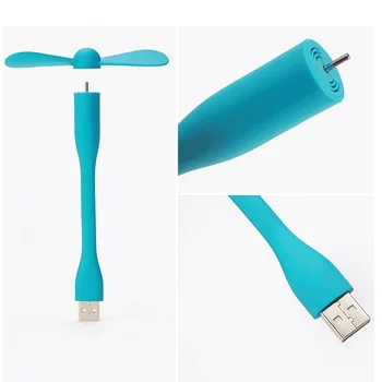 Горячая Распродажа USB Вентилятор Гибкий портативный съемный USB Мини вентилятор Для всех источников питания USB Выход USB Гаджеты Бесплатная доставка Дропшиппинг