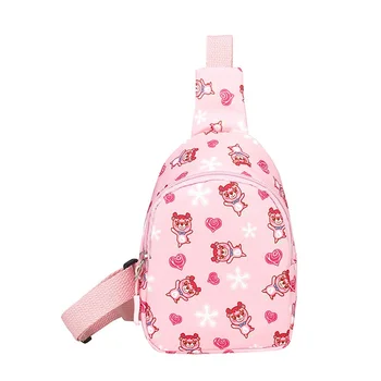 Детская сумка через плечо с регулируемым ремешком, Милые подарки для малышей, кошелек для девочек, Легкий рюкзак