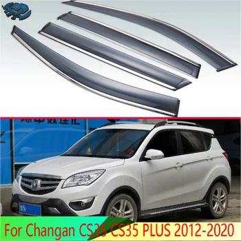 Для Changan CS35 CS35 PLUS 2012-2020 Автомобильные аксессуары, Пластиковый внешний козырек, вентиляционные шторы, Защита от Солнца и дождя, Дефлектор, 4 шт.