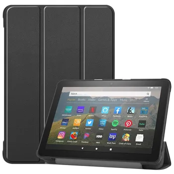 Для всех Kindle Fire HD 8/HD 8 Plus 10-го поколения 2020 Ультратонкий Чехол-Подставка, Высококачественные Аксессуары Для Защиты крышки
