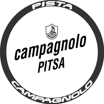 Для набора наклеек на два колеса 8x для велосипеда Campagnolo Pista с фиксированной передачей, карбоновые наклейки