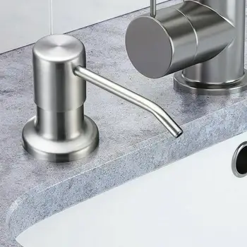 Дозатор мыла для раковины в ванной комнате Дозатор лосьона для мыла R3Y5 Диспенсер ABS Бутылка Для лосьона для улучшения ванной комнаты V5M6