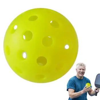 Домашние шарики для пиклбола Ночной Светло-зеленый мяч с 40 отверстиями Оборудование для пиклбола для начинающих Экспертов На открытом воздухе В помещении Жесткий