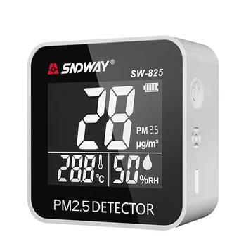 Домашний офис, автомобиль, широко используемый pm 2.5, обнаруживает цифровой детектор качества воздуха SNDWAY PM2.5