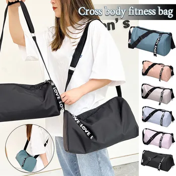 Женская спортивная сумка, Водонепроницаемая сумка для занятий фитнесом, Дорожный вещевой рюкзак для занятий йогой, сумка для отдыха, Короткая сумка для деловой поездки