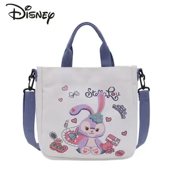 Женская сумка Disney Star Delu, Модная студенческая повседневная сумка через плечо Большой емкости, Мультяшная милая холщовая женская сумка для покупок