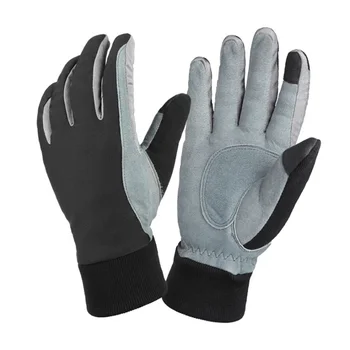 Зимние Теплые мужские перчатки для работы с водителем, ветрозащитная защитная одежда из ТПУ, защитные рабочие перчатки для мужской женской одежды