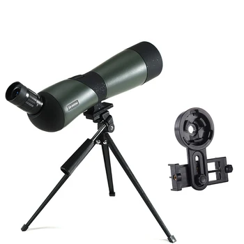 Зрительная труба 20-60x60 HD Zoom Монокулярный Телескоп Bak4 Prism Водонепроницаемый Противотуманный С Tirpod Для Съемки, наблюдения за птицами, Кемпинга