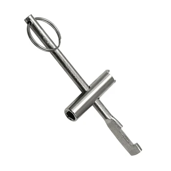 Износостойкий Внутренний треугольный ключ-ключ от переднего клапана счетчика воды, Мини-инструмент для ремонта счетчика воды