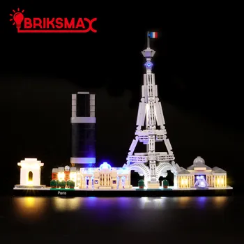 Комплект светодиодной подсветки BriksMax для 21044 Paris, набор строительных блоков (не включает модель) Игрушки для детей