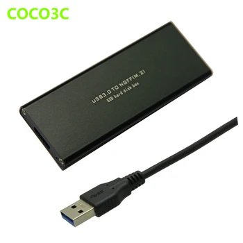 Корпус SSD от USB 3,0 до M.2, Адаптер жесткого диска USB3.0 до NGFF, M2 SSD, внешний жесткий диск, мобильная коробка