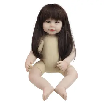 Кукла Реборн Беби, имитирующая Обнаженного Младенца, Бесплатная подходящая одежда для девочек-моделей, игрушечная фигурка Куклы
