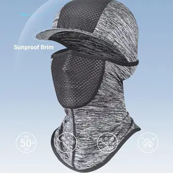 Летние солнцезащитные шапки с защитой от ультрафиолета, Рыболовная кепка для мужчин и женщин, Походная кепка для Кемпинга, Съемная Велосипедная маска T2K1