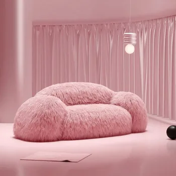 Минималистичный диван для гостиной на 3 места Дизайнерская поролоновая губка Для пола Диванные кресла для взрослых Эргономичный Декор салона Мебель