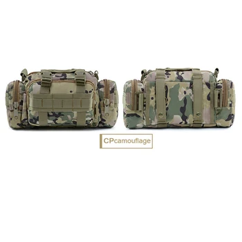 Многофункциональная мужская сумка на плечо, Военно-Тактический Поясной рюкзак, Водонепроницаемый, для пеших Прогулок, Кемпинга, Охоты, Треккинга, Длинная сумка