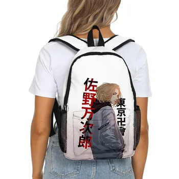 Модный Рюкзак для студенческих книг Tokyo Revengers, рюкзак для ноутбука, Оксфорд, водонепроницаемые повседневные рюкзаки для мальчиков/девочек с 3D принтом