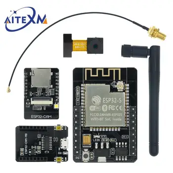Модуль камеры Micro USB CH340G ESP32-CAM-MB/ESP32-CAM OV2640 с антенной WIFI Bluetooth Плата Для IOT/Системы устройств 