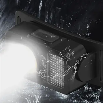 Мощный налобный фонарь для ночной рыбалки с большим радиусом действия, USB Перезаряжаемый наружный налобный фонарик аварийного освещения