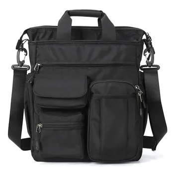 Мужская сумка-тоут, вместительная винтажная высококачественная Повседневная мужская сумка через плечо