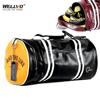 Мужские Большие дорожные вещевые сумки для ручной клади из искусственной кожи, сумка для багажа, сумка для фитнеса, спортивная сумка, карман для обуви X253C
