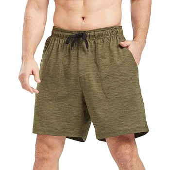Мужские спортивные шорты DINOGREY с эластичным поясом на шнурке, дышащие тренировочные шорты для бега, повседневные короткие брюки для бега трусцой
