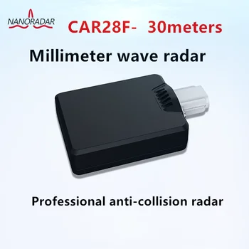 Нанорадарный радар 24 ГГц CAR28F с миллиметровой волной для предотвращения столкновений с транспортными средствами и предупреждения о заднем столкновении специального транспортного средства