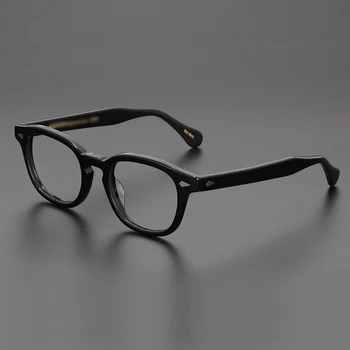 Новая мода Ретро ацетатная оправа для очков мужские высококачественные роскошные дизайнерские очки для чтения при близорукости женские очки по рецепту