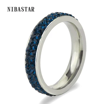 Новейшие кольца с натуральными кристаллами CZ, высокое качество, красивые, 100% модные украшения ручной работы из нержавеющей стали