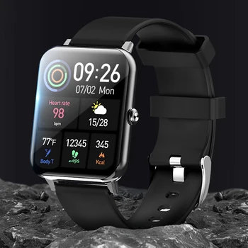 новые Мужские смарт-часы с полным сенсорным экраном, спортивный Фитнес-трекер, Многофункциональные часы IP67, Водонепроницаемые Смарт-часы Bluetooth 2023 + коробка