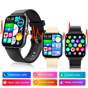 Новые умные часы для мужчин и женщин, Bluetooth-вызов, сердце, дозатор кислорода в крови, Спортивные Калории, Фитнес-браслет iOS Android Xiaomi Huawei