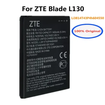 Новый Высококачественный Аккумулятор Li3814T43P4h604550 Для мобильного Телефона ZTE Blade L130 Аккумуляторные Батареи Bateria 1400 мАч В наличии