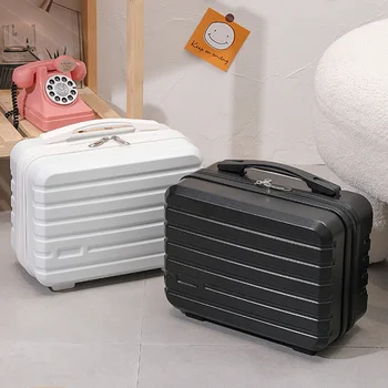Новый дизайн, 14-дюймовый дорожный чемодан, Ручная кладь, Портативная сумка для хранения, Женская косметичка, Высококачественная сумка для путешествий на выходные
