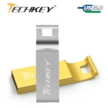 Новый флеш-накопитель 128 ГБ USB флеш-накопитель 64 ГБ 32 ГБ 16 ГБ 8 ГБ флешка флэш-накопитель водонепроницаемый серебристо-золотой u-диск memoria cel usb stick