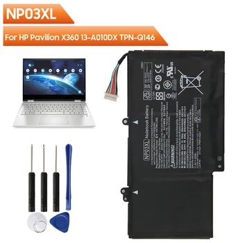 Оригинальная Сменная батарея для ноутбука NP03XL Для HP Pavilion X360 13-A010DX HSTNN-LB6L TPN-Q146 13-A012DX Перезаряжаемая батарея 48 Втч