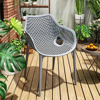 Пластиковое Современное уличное кресло, Садовое Водонепроницаемое Кресло для отдыха, Туристическое Легкое Кресло для Гостиной Kamp Sandalyesi