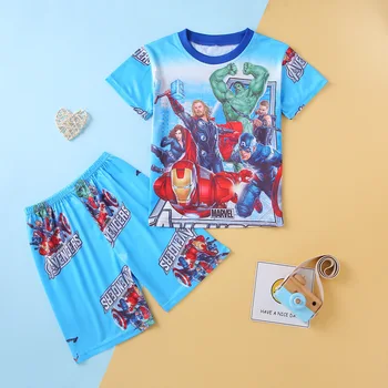 Повседневная Спортивная одежда для маленьких детей 2022 года, комплекты одежды с Человеком-пауком для мальчиков, костюмы для младенцев