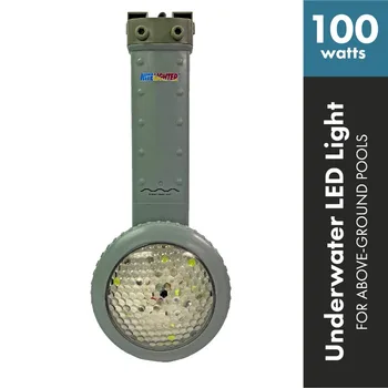 Подводный светильник NiteLighter мощностью 100 Вт 1350 Люмен для Наземных бассейнов, Серый NL100