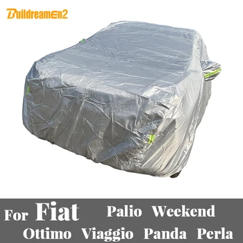 Полное покрытие автомобиля, защита от Солнца, от ультрафиолета, Снега, Дождя, Защита от царапин, Ветрозащитный чехол для Fiat Perla Palio Weekend Ottimo Viaggio Panda