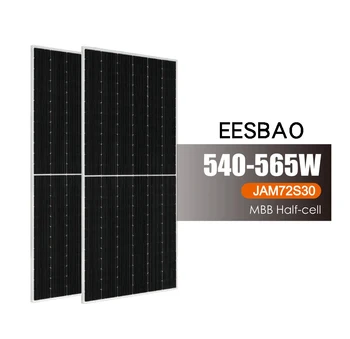 Половинная Солнечная панель 540 Вт 545 Вт 550 Вт 560 Вт 565 Вт 144 Фотоэлектрический модуль система крыши  