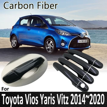 Поп для Toyota Vios Yaris Vitz XP150 2014 2015 2016 2017 2018 2019 2020 Наклейка на дверную ручку, автомобильные аксессуары