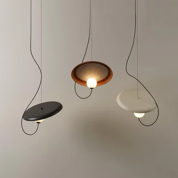 Прикроватная подвесная лампа для спальни, современная минималистичная лампа для ресторана, креативный обеденный бар, кабинет, магнитная лампа с всасывающим шаром