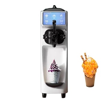 Производители мягкого мороженого Коммерческая машина Для приготовления мороженого Полностью автоматическая Настольная машина для приготовления мороженого Мощностью 1050 Вт