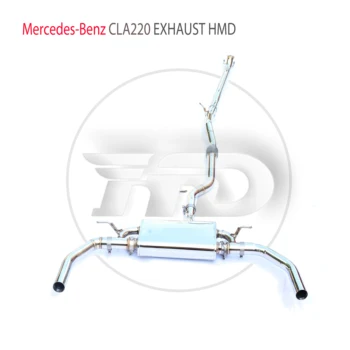 Производительность выхлопной системы HMD из нержавеющей стали Catback подходит для автомобильного глушителя Mercedes Benz CLA220